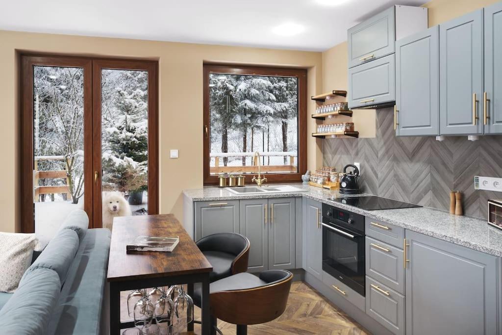 Apartament Widokowy Z Jacuzzi I Sauna Na Wylacznosc - Sikorowka - Dobre Miejsce فيسلا المظهر الخارجي الصورة