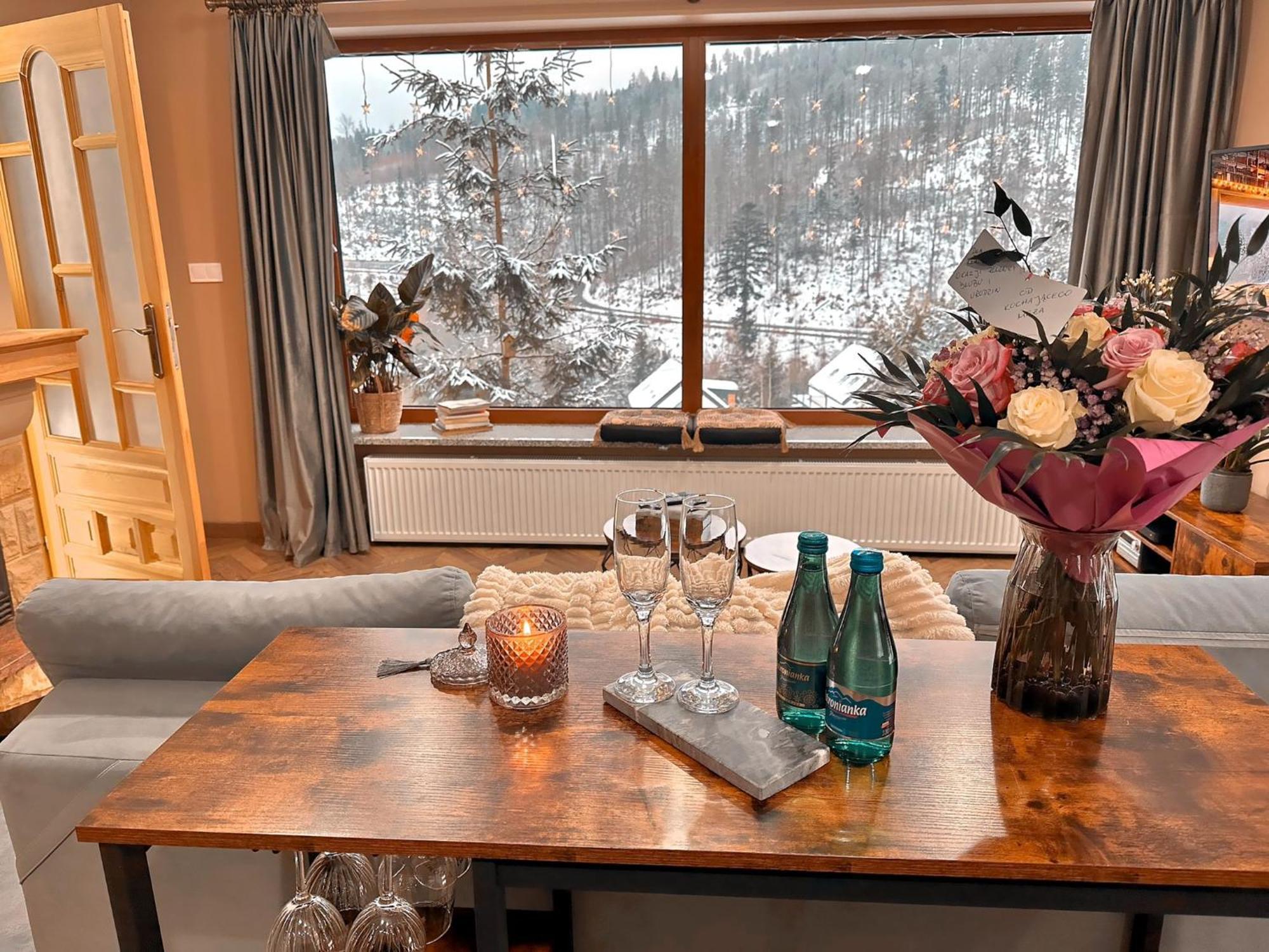 Apartament Widokowy Z Jacuzzi I Sauna Na Wylacznosc - Sikorowka - Dobre Miejsce فيسلا المظهر الخارجي الصورة